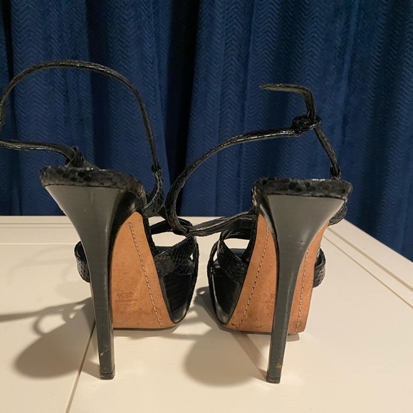 Alice and Olivia Leia Platform Sandal Heel Shoe Open Toe - Picture 4 of 7